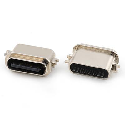 Mid Mount 1.2MM IP67 Waterproof USB Type C 16Pin Female Connector