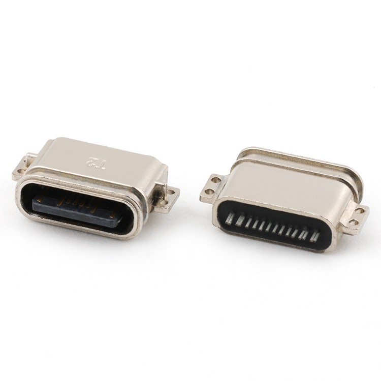 Mid Mount 1.6MM IP67 Waterproof USB Connector C Type 16Pin Female USB Connector